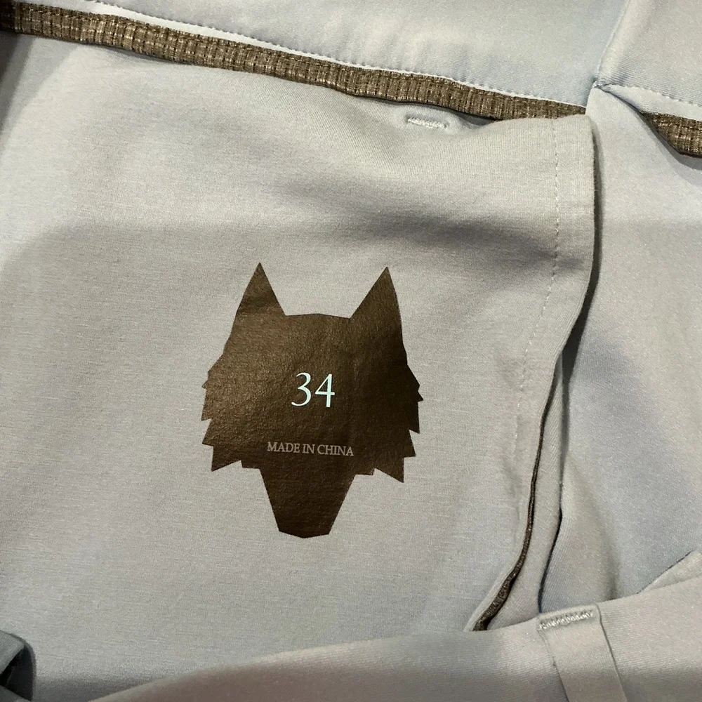 Greyson Light Blue Flat Front Shorts - Picture 8 of 8